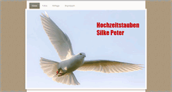 Desktop Screenshot of hochzeitstaubenservice.net
